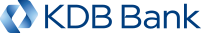 KDB산업은행 영문타입 로고 시그니처 조합(가로형)