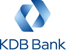 KDB산업은행 영문타입 로고 시그니처 조합(세로형)