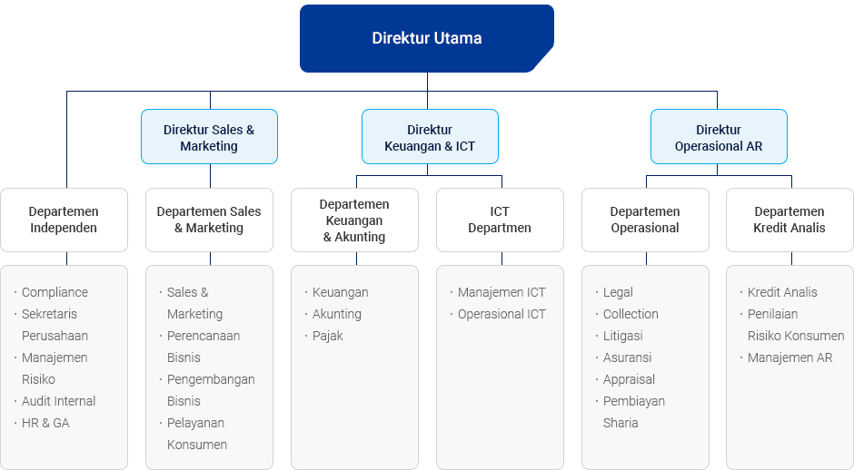 Tifa Finance(Indonesia) Organization Chart Image(See Below)